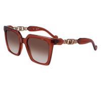 Liu Jo LJ779S 200 Woman Sunglasses Injected Brown Squared Normal Shaded