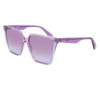 Liu Jo LJ798S 518 Woman Sunglasses Acetate Violet Squared Normal Shaded