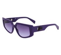 Liu Jo LJ801S 510 Woman Sunglasses Bio-inject Violet Viola Squared Normal