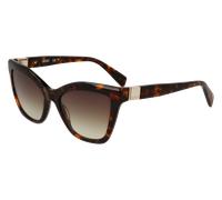 Liu Jo LJ804S 240 Woman Sunglasses Acetate Havana Squared Normal