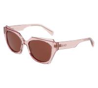 Liu Jo LJ809S 272 Woman Sunglasses Bio-inject Nude Red Squared Normal