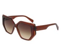 Liu Jo LJ810S 200 Woman Sunglasses Bio-inject Brown Squared Normal