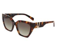 Liu Jo LJ814SR 240 Woman Sunglasses Acetate Havana Marrone Cat Eye Normal