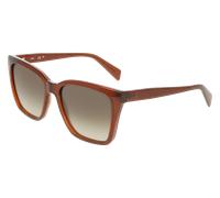 Liu Jo LJ818S 200 Woman Sunglasses Bio-inject Brown Brown Squared Normal