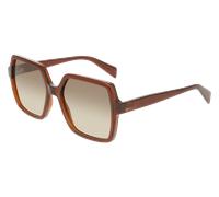 Liu Jo LJ824S 200 Woman Sunglasses Bio-injected Brown Brown Squared Normal