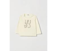 LIU JO Long-Sleeved Cotton T-Shirt for girls with rhinestone logo - Size: 5 - female