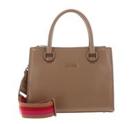 LIU JO Manhattan Satchel Double Zip Cammello