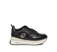 LIU JO Maxi Wonder logo-plaque sneakers - Black 36-37-38-40