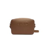 LIU JO Milano Faux Leather Shoulder Bag, Brown, with Adjustable Strap