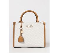 LIU JO Monogram Print Handbag with Double Handle and Adjustable Shoulder Strap
