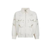LIU JO openwork embroidered bomber jacket - Neutrals XS-S-M-L-XL