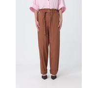 LIU JO Pants Woman color Brown - Size: 42 - female