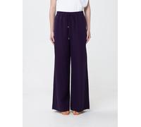 LIU JO Pants Woman color Violet - Size: 44 - female
