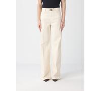 LIU JO Pants Woman color Yellow Cream - Size: 30 - female