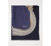 LIU JO Polyester Scarf with All-Over LJ Monogram - Size: OS - female