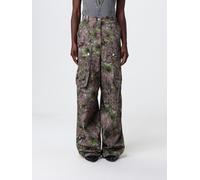 LIU JO Printed Cotton Cargo Trousers with Rhinestones - Size: 28 - female