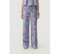 LIU JO Printed Cotton Poplin Palazzo Pants - Size: 42 - female