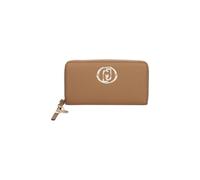Liu Jo Purse Faiza ECS Zip Around Wallet Suede Brown