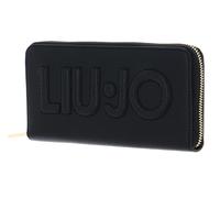 LIU JO purse Logo Zip Around Wallet XL Nero