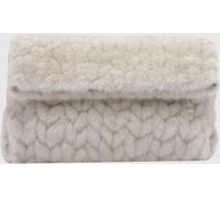 LIU JO Riccy Medium Clutch in Faux Fur with Removable Leather Handle - Size: OS - female
