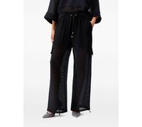LIU JO sheer cargo pants - Black XXS-XS-S-M-L-XL-XXL