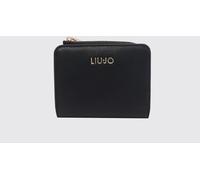 LIU JO Small Wallet with Metallic Logo and Snap Closure - Size: OS - female