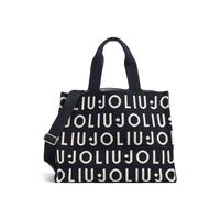 LIU JO shopper bag Tote Knitted Logo Bag L Blue Sky