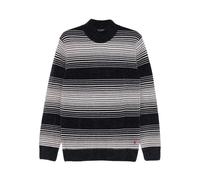 LIU JO striped mock-neck sweater - Black M