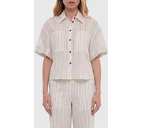 LIU JO Striped Modal Blend Casual Shirt - Size: 48 - female