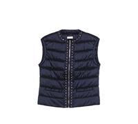 LIU JO stud-embellished gilet - Blue 40-42-44-46-48