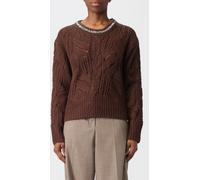 LIU JO Sweater Woman color Brown - Size: S - female