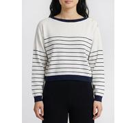 LIU JO Sweater Woman color White 1 - Size: M - female