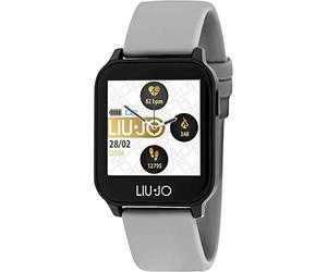 Liu Jo SWLJ061 Women's Digital Automatic Watch with Stainless Steel Strap, gray, Strap