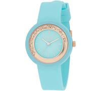Liu Jo Teen women's watch blue silicone TLJ2205 steel case with crystals