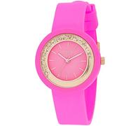 Liu Jo Teen women's watch fuchsia silicone TLJ2203 steel case with crystals