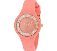 Liu Jo TLJ1422 Women's Analogue Quartz Watch with Silicone Strap, Pink-Rose-Gold, Strap.