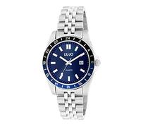 Liu Jo TLJ1749 Men's Analogue Quartz Watch with Stainless Steel Strap, Silver, Bracelet