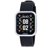 Liu Jo Unisex Watch Smartwatch Voice Mini Silver Black Strap