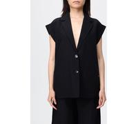 LIU JO Waistcoat Woman color Black - Size: 40 - female