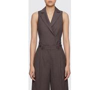 LIU JO Waistcoat Woman color Black - Size: 40 - female