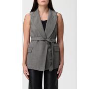 LIU JO Waistcoat Woman color Grey - Size: 40 - female