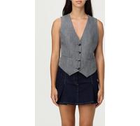 LIU JO Waistcoat Woman color Grey - Size: 44 - female