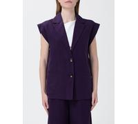 LIU JO Waistcoat Woman color Violet - Size: 46 - female