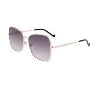 Liu Jo Woman LJ142S 721 Sunglasses Metal Gold Grey Squared Shaded