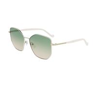 Liu Jo Woman LJ144S 717 Sunglasses Metal Green Squared Shaded