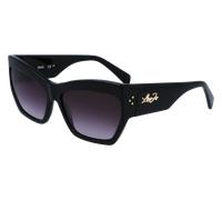 Liu Jo Woman LJ785S 001 Sunglasses Acetate Black Grey Squared Normal Shaded