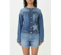 Liu Jo Women's Denim Jacket Star Detail - Denim - 42 IT