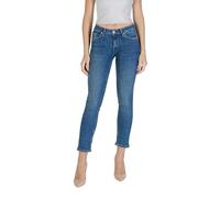 Liu Jo Womens Zip and Button Front Pocket Jeans - Light Blue Cotton - Size 32 (Waist)