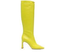 LIU JO x Leonie Hanne square-toe leather boots - Green 37