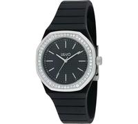 Liu Jo Yatch Lady Women's Watch with Black Resin Case and Silicone Strap TLJ2381, Black, Modern